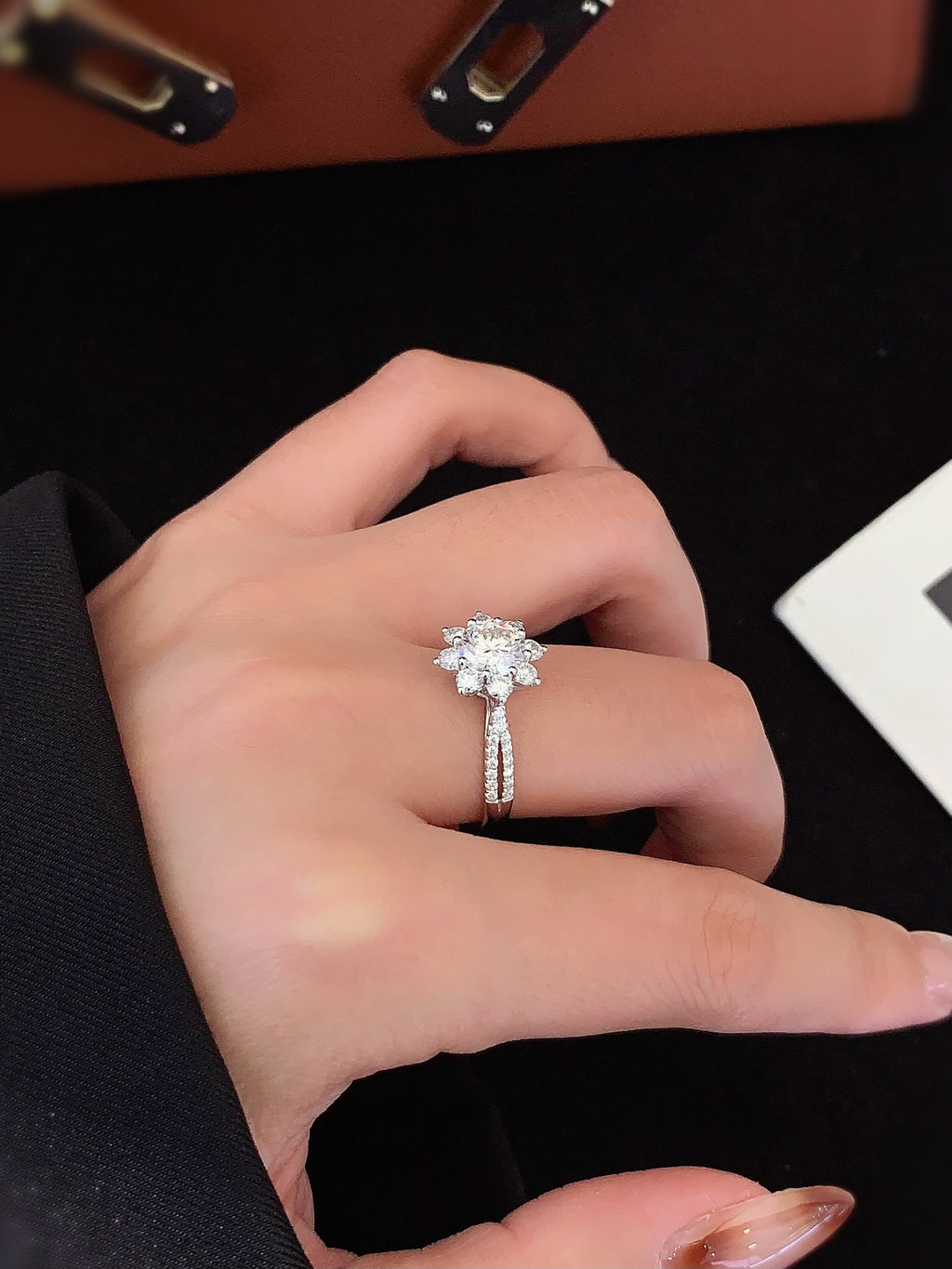 18K Gold 1 Carat Lab-Grown Diamond Ring