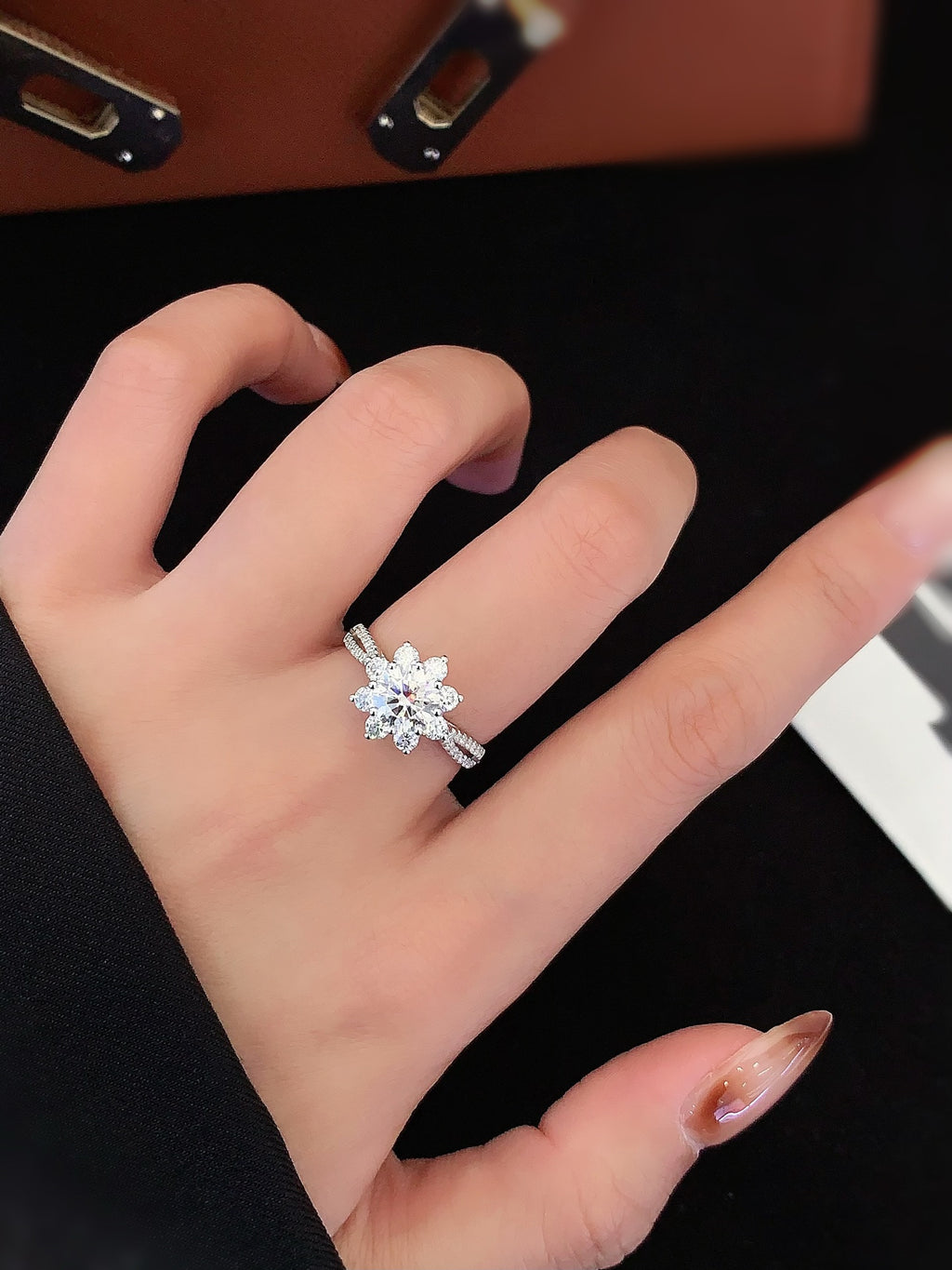 18K Gold 1 Carat Lab-Grown Diamond Ring