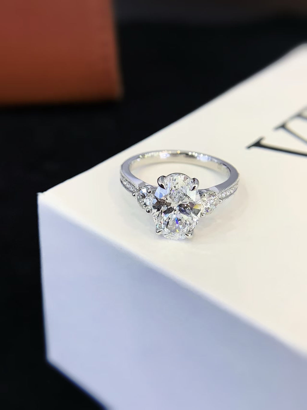 Exquisite 3.05ctw Lab-Grown Diamond Ring