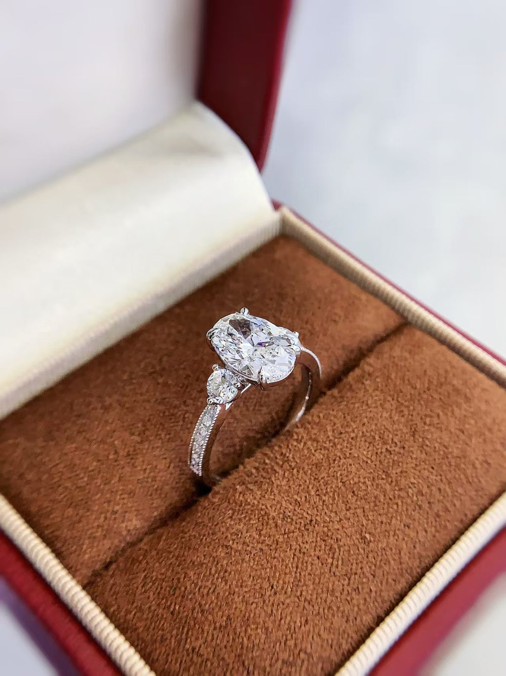 Exquisite 3.05ctw Lab-Grown Diamond Ring