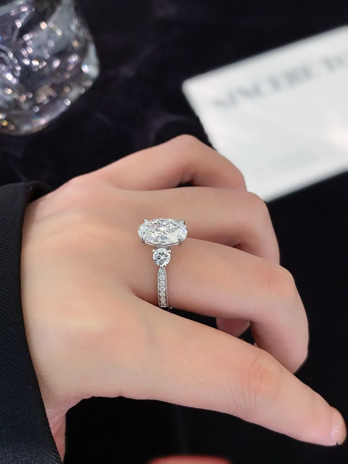 Exquisite 3.05ctw Lab-Grown Diamond Ring